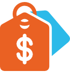 Overlapping tag icon representing decades of field experience and HVAC industry expertise in San Jose CA.